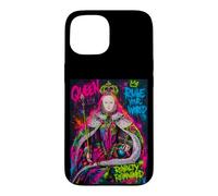 The Queen, Cool Hand Drawn Graffiti Queen Cartoon Graphic Case for iPhone 15