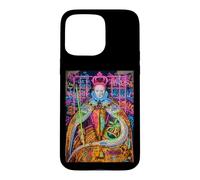 The Queen, Cool Hand Drawn Graffiti Queen Cartoon Graphic Case for iPhone 15 Pro Max