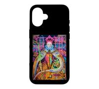 The Queen, Cool Hand Drawn Graffiti Queen Cartoon Graphic Case for iPhone 16
