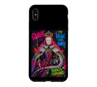The Queen, Cool Hand Drawn Graffiti Queen Cartoon Graphic Case for iPhone XS Max