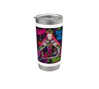 The Queen, Cool Hand Drawn Graffiti Queen Cartoon Graphic Stainless Steel Insulated Tumbler