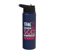 The Queen Does Whatever she Wants Stainless Steel Insulated Water Bottle
