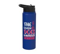 The Queen Does Whatever she Wants Stainless Steel Insulated Water Bottle
