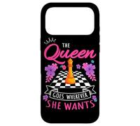 The Queen Goes Wherever She Wants Checkmate Chess Case for iPhone 17 Pro Max