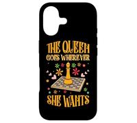 The Queen Goes Wherever She Wants Checkmate Chess Player Case for iPhone 17