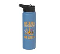 The Queen Goes Wherever She Wants Checkmate Chess Player Stainless Steel Insulated Water Bottle