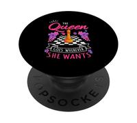 The Queen Goes Wherever She Wants Checkmate Chess PopSockets Adhesive PopGrip