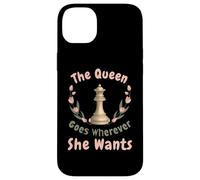 The Queen Goes Wherever She Wants Chess Confident Woman Case for iPhone 14 Plus