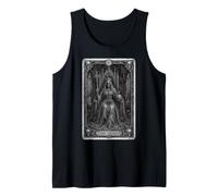 The Queen Gothic Tarot Card Undead Medieval Queen Alt Horror Tank Top