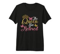 The Queen Has Retired Humor Retirement Premium T-Shirt