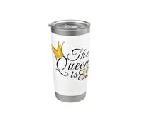 The Queen is 85 Eighty Five Year 85th Birthday Party Gifts Stainless Steel Insulated Tumbler