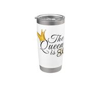 The Queen is 86 Eighty Six Year Old 86th Birthday Party Gift Stainless Steel Insulated Tumbler