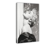 The Queen of Pop Madonna Ciccone Poster 42 Canvas Poster Wall Art Decor Print Picture Paintings for Living Room Bedroom Decoration Frame-style 12x18inch(30x45cm)