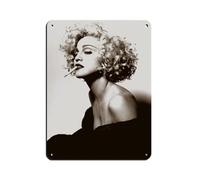 The Queen of Pop Madonna Ciccone Retro Poster Metal Tin Sign Chic Art Retro Iron Painting Bar People Cave Cafe Family Garage Poster Wall Decoration 12x16inch(30x40cm)
