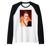 The Queen Prime Suspect Helen Mirren by Michael Grecco Raglan Baseball Tee