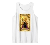 The Queen Tarot BeeCard Mystical Art Nouveau Beekeeper Tank Top