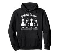 The Queens Gambit Declined Chess Opening Retro Graphic Pullover Hoodie