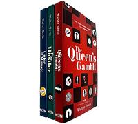The Queen's Gambit Series 3 Books Collection Set by Walter Tevis (The Queen's Gambit, The Hustler & The Color of Money) NETFLIX