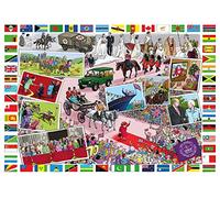 The Queen's Platinum Jubilee 2022 - According to Blower 1000 Piece Jigsaw Puzzle - Funny 1000 Piece Jigsaw Puzzles For Adults - Comical Cartoon Puzzle