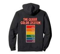 The Queer Color Paint Swatch Pride Humor Design Pullover Hoodie
