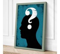 The Question Within Canvas Wall Art Print 24x16 Inch