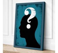 The Question Within Canvas Wall Art Print 30x20 Inch