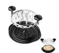 The Quick and Easy-to-Use Meat Grinder Multifunctional Meat Shredder with Transparent Lid, Shredding Meat Chicken Shredder Tool Twister Salad Spinner Food Shredder BBQ Accessories
