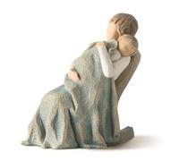 The Quilt Figurine Hand made and Hand painted from resin