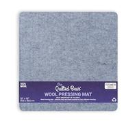 The Quilted Bear 12" x 12" Wool Pressing Mat, Portable Ironing Pad | Thick Felted Wool, Easy Press for Flatter Seams, Heat & Steam Resistant, Table Pressing Board for Quilting, Appliqué, Craft