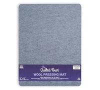 The Quilted Bear 12" x 18" Wool Pressing Mat - Thick Felted Wool Ironing Mat for Quilting, Portable Ironing Pad for Sewing, Patchwork, Appliqué, Crafting and Table Pressing