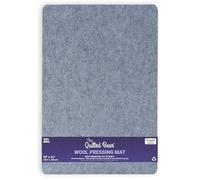 The Quilted Bear 18" x 24" Wool Pressing Mat - Thick Felted Wool Ironing Mat for Quilting, Portable Ironing Pad for Sewing, Patchwork, Appliqué, Crafting and Table Pressing