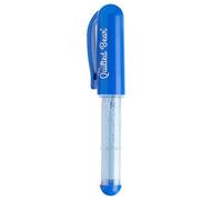 The Quilted Bear Chalk Fabric Marker for Sewing - Pen Style Refillable Fabric Chalk Markers for Sewing, Quilting and Crafting with Chalk Wheel Tip (Blue)