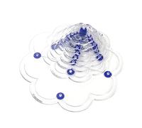 The Quilted Bear Flower Quilting Templates - Set of 8 Non-Slip Clear Acrylic Patchwork Quilt Templates, Quilting Accessories for Patchwork, Dressmaking and Sewing (3/4 inch - 3 inches)