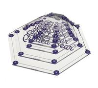 The Quilted Bear Hexagon Quilting Templates, Set of 8
