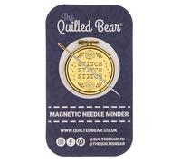 The Quilted Bear Magnetic Needle Minders - Enamel Needle Keeper for Sewing, Embroidery & Cross Stitch Accessories | Secure Holder for Sewing Pins & Needles (Cross Stitch)
