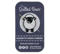 The Quilted Bear Magnetic Needle Minders - Enamel Needle Keeper for Sewing, Embroidery & Cross Stitch Accessories | Secure Holder for Sewing Pins & Needles (Sheep)