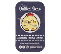 The Quilted Bear Magnetic Needle Minders - Enamel Needle Keeper for Sewing, Embroidery & Cross Stitch Accessories | Secure Holder for Sewing Pins & Needles (Chick)