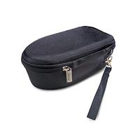 The Quilted Bear Mini Iron Case - Hardshell Case for Travel Mini Steam Irons with Soft Touch Padded Lining & Hardwearing Fabric Weave Covering (Black)