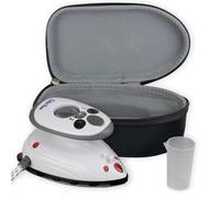 The Quilted Bear Mini Iron - Lightweight Mini Travel Iron with Steam Function, Ceramic Sole Base Plate & Temperature Gauge for Quilting, Craft &