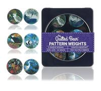 The Quilted Bear Pattern Weight Set, Animal Designs by Kay Widdowson