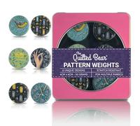 The Quilted Bear Pattern Weight Set - Scratch-Resistant Fabric Weights for Secure Pattern Cutting, Sewing Supplies & Quilting Supplies (Catherine Rowe - Sewing Design)