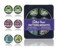 The Quilted Bear Pattern Weight Set - Scratch-Resistant Fabric Weights for Secure Pattern Cutting, Sewing Supplies & Quilting Supplies (Joey Kaufman Heiberg - Dolly Mamas Sewing)
