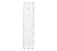 The Quilted Bear Rectangular Acrylic Quilting Ruler, 6.5" x 24"