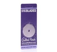 The Quilted Bear Rotary Blades 45mm - Precise Cutting & Long Lasting Easy Replace Universal Replacement Rotary Cutter Blades for Quilting & Sewing Cutters (3 Blades)