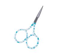 The Quilted Bear Small Embroidery Scissors, Blue Hearts, 3.5"