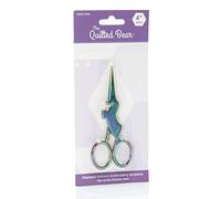 The Quilted Bear Small Embroidery Scissors, Rainbow Unicorn, 4"