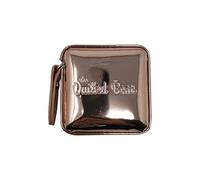 The Quilted Bear Square Sewing Tape Measure - Circular Retractable Body Measuring Tape with Double Sided Metric & Imperial Measurements for Sewing, Dressmaking & Measuring 150cm/60" (Rose Gold)
