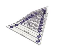 The Quilted Bear Triangle Quilting Templates, Set of 8