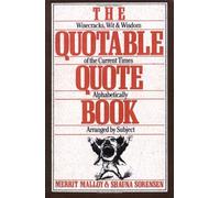 The Quotable Quote Book.by Malloy New 9780806512204 Fast Free Shipping<|