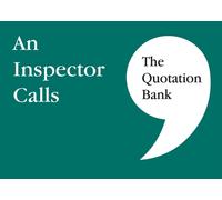 The Quotation Bank : An Inspector Calls GCSE Revision and Study Guide for English Literature 9-1
